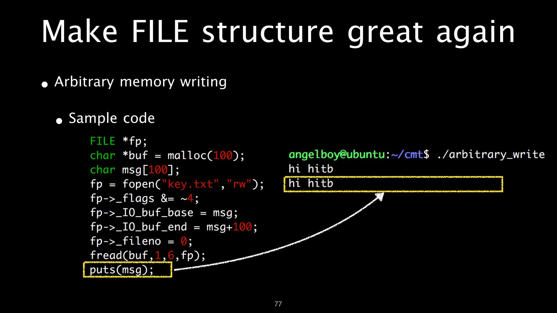 FILE Structures page 77